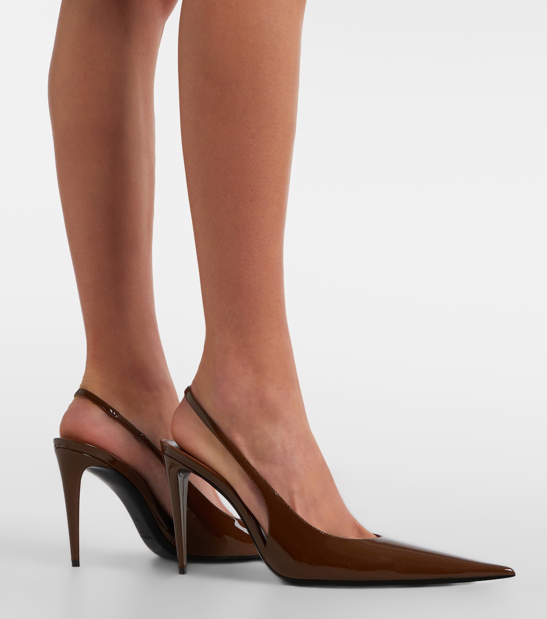 Pumps slingback Guermantes in vernice | Saint Laurent