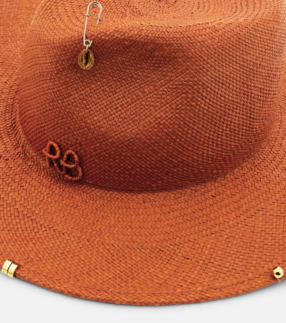 Fedora aus Stroh mit Kettendetail | Ruslan Baginskiy