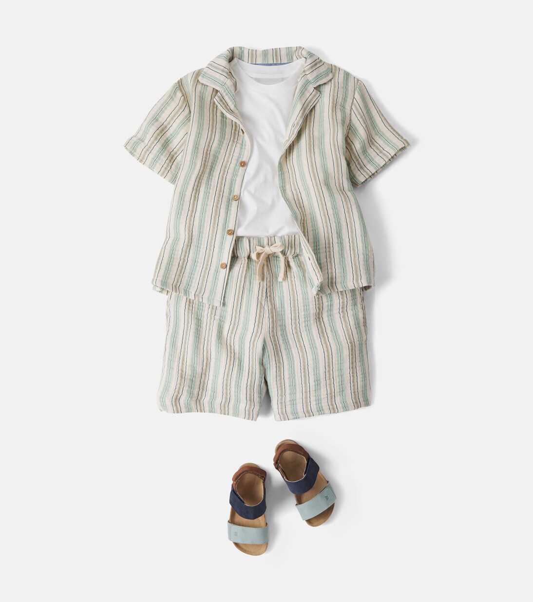 Sandalen Alphie aus Veloursleder | Wheat