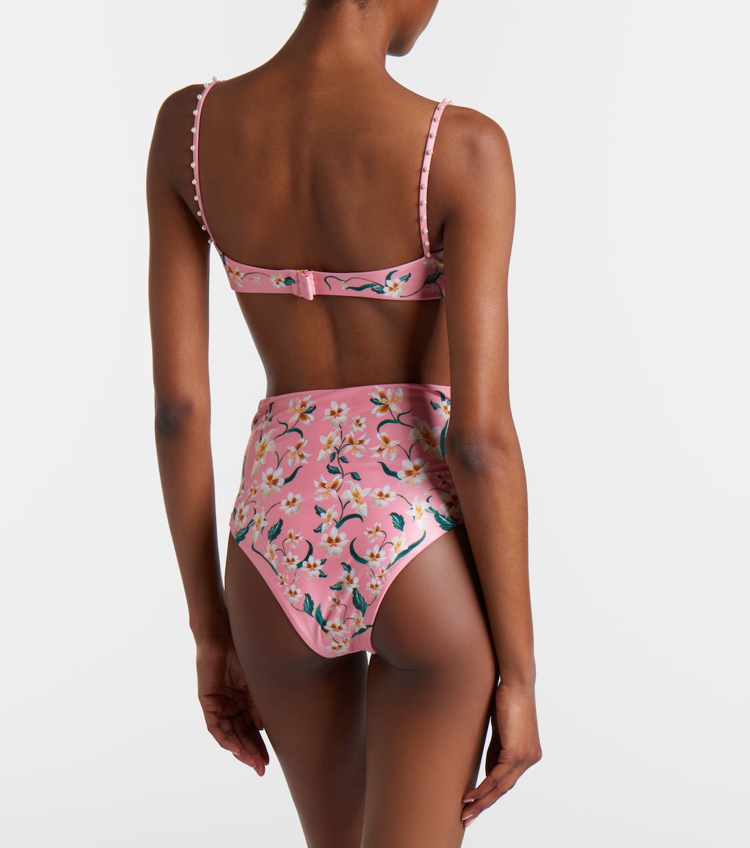 Magdalena floral bikini top  | Agua by Agua Bendita