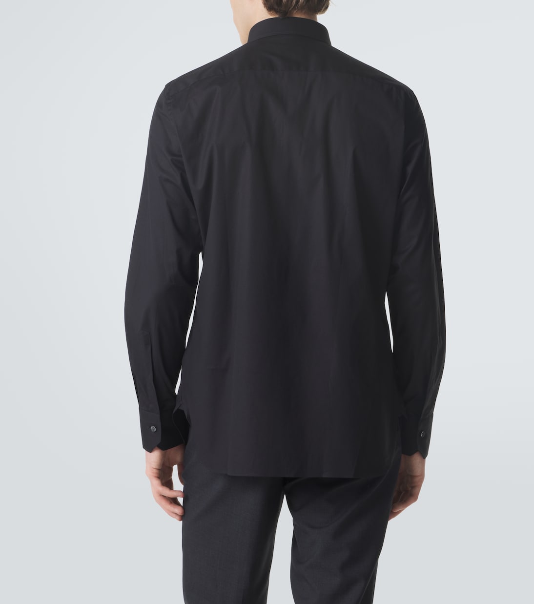 Cotton-blend poplin shirt | Zegna