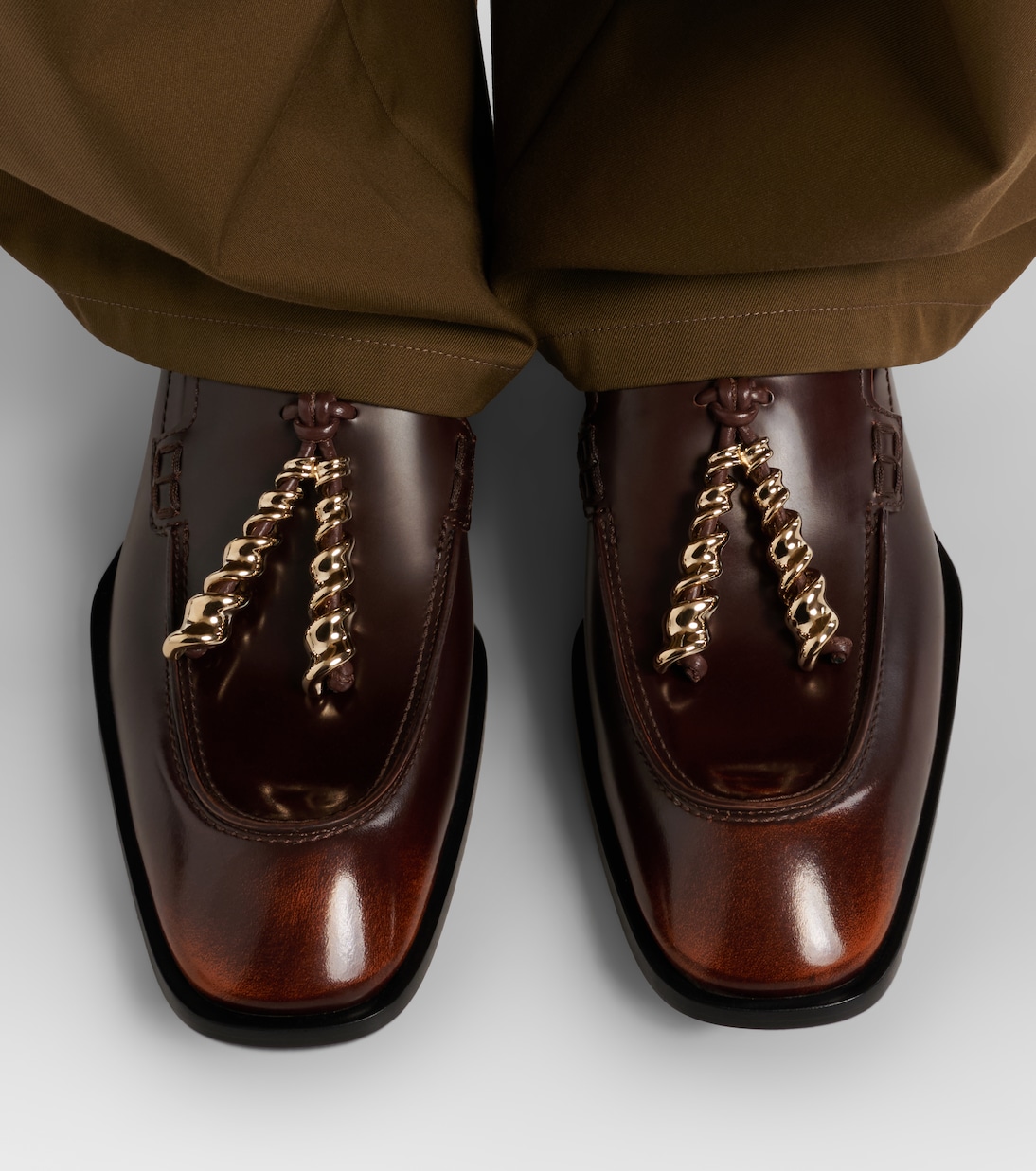 Mocassini in pelle con decorazione | Loewe