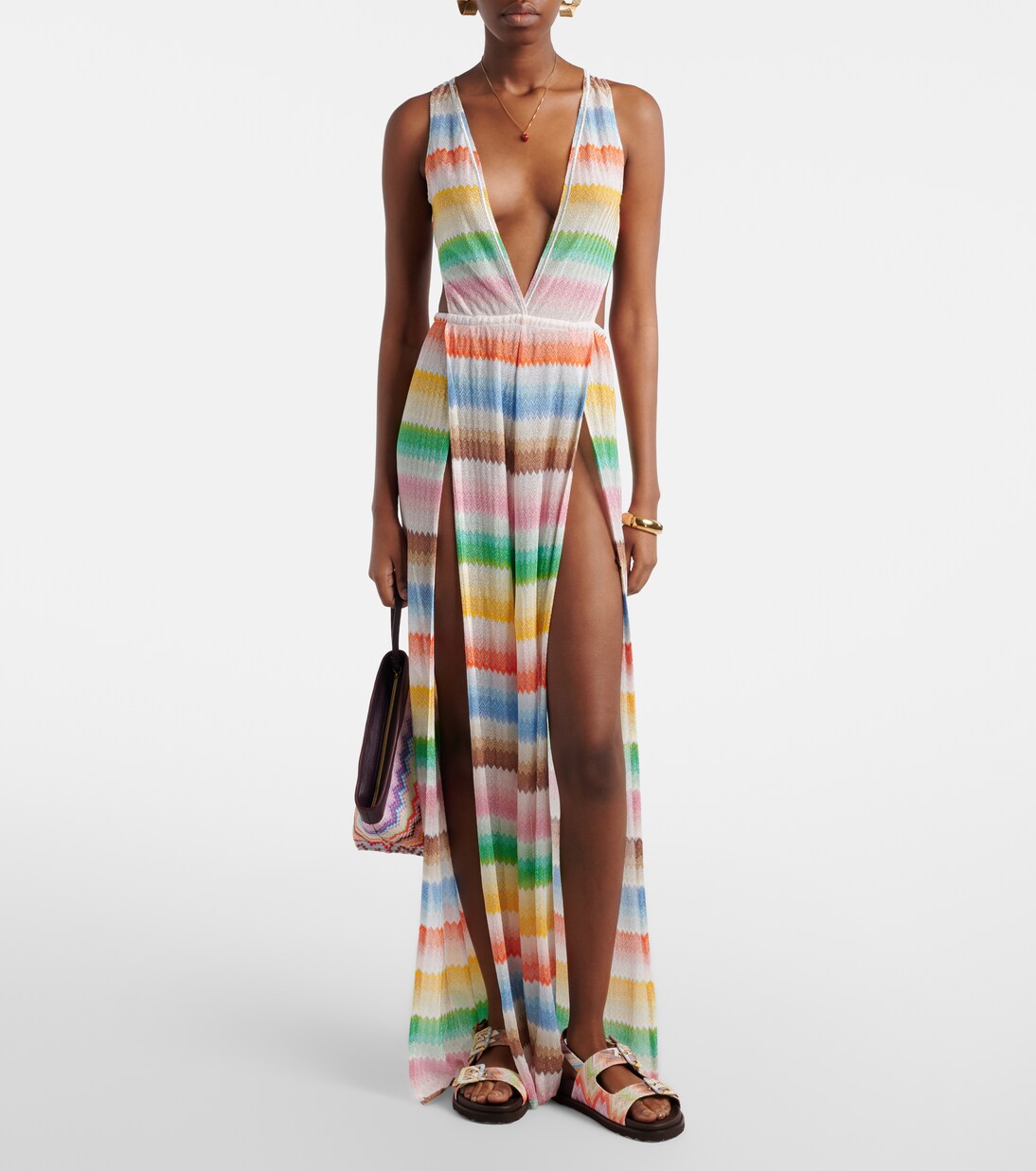 Mia Zigzag slingback sandals | Missoni