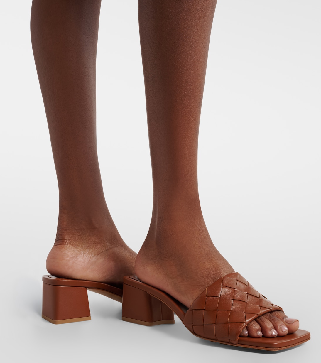 Mules Parco Intrecciato in pelle | Bottega Veneta