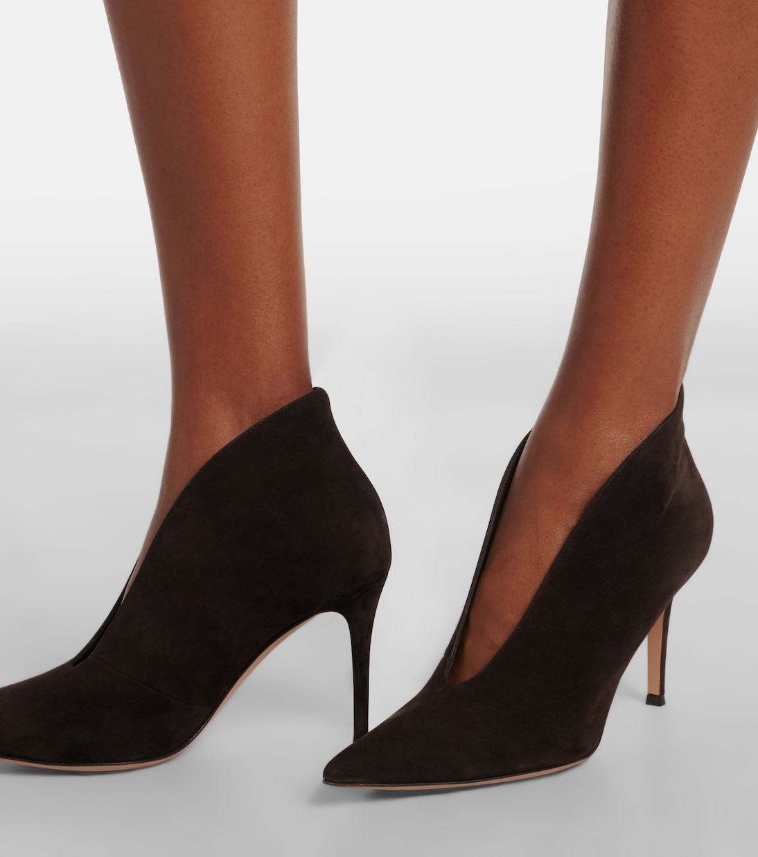 Vania绒面革高跟鞋 | Gianvito Rossi