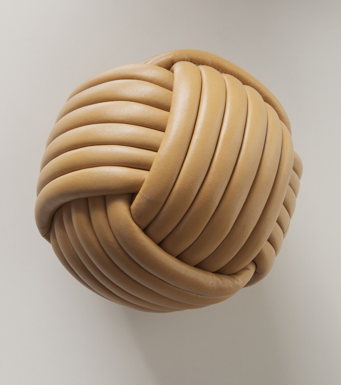 Nodo leather doorstop | Giobagnara