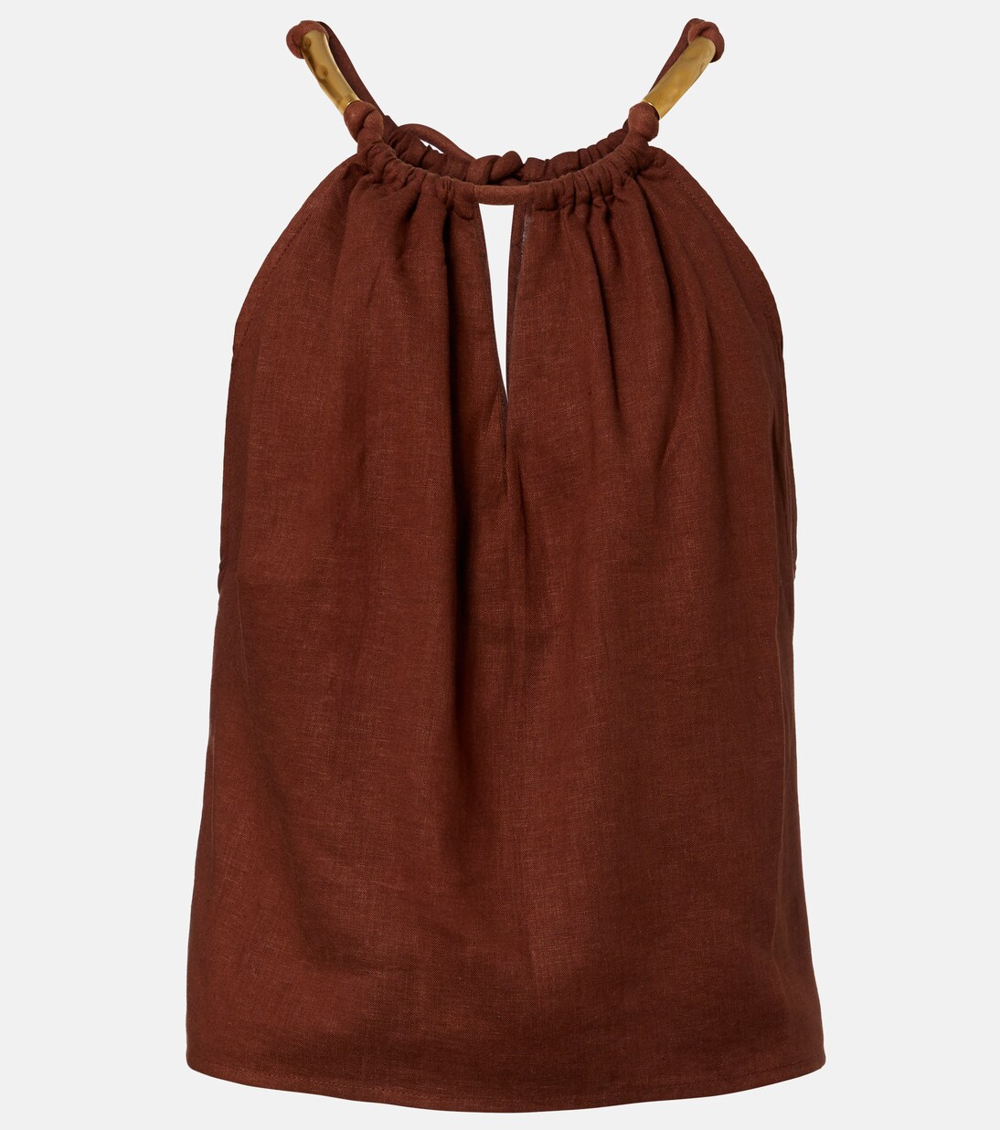 Janet linen-blend top  | ViX Paula Hermanny