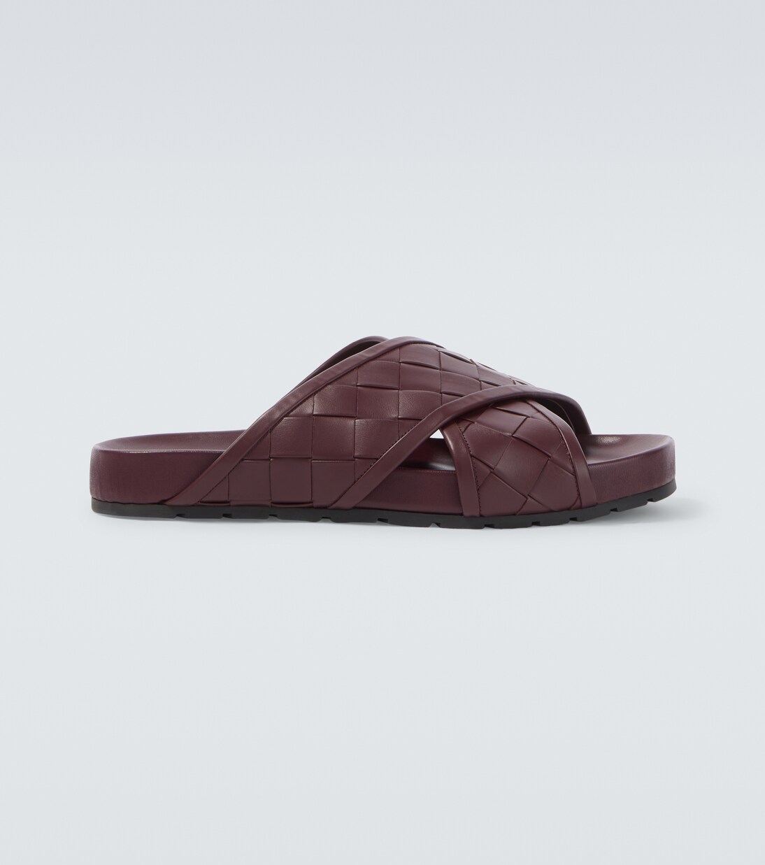 Tarik Intrecciato leather slides | Bottega Veneta