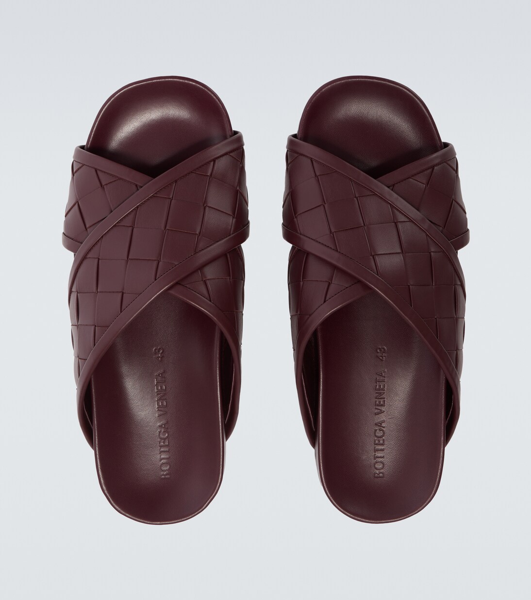 Tarik Intrecciato leather slides | Bottega Veneta