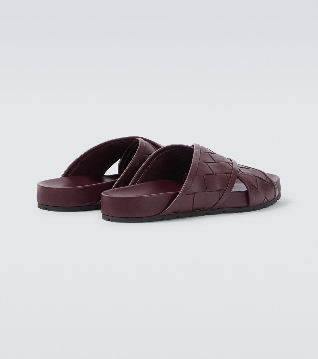 Tarik Intrecciato leather slides | Bottega Veneta