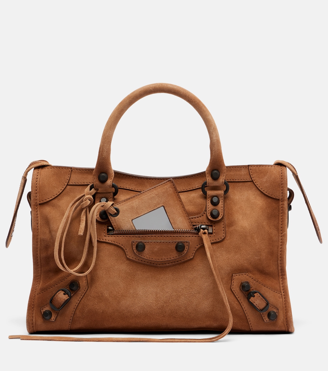 Tote Le City Small aus Veloursleder | Balenciaga