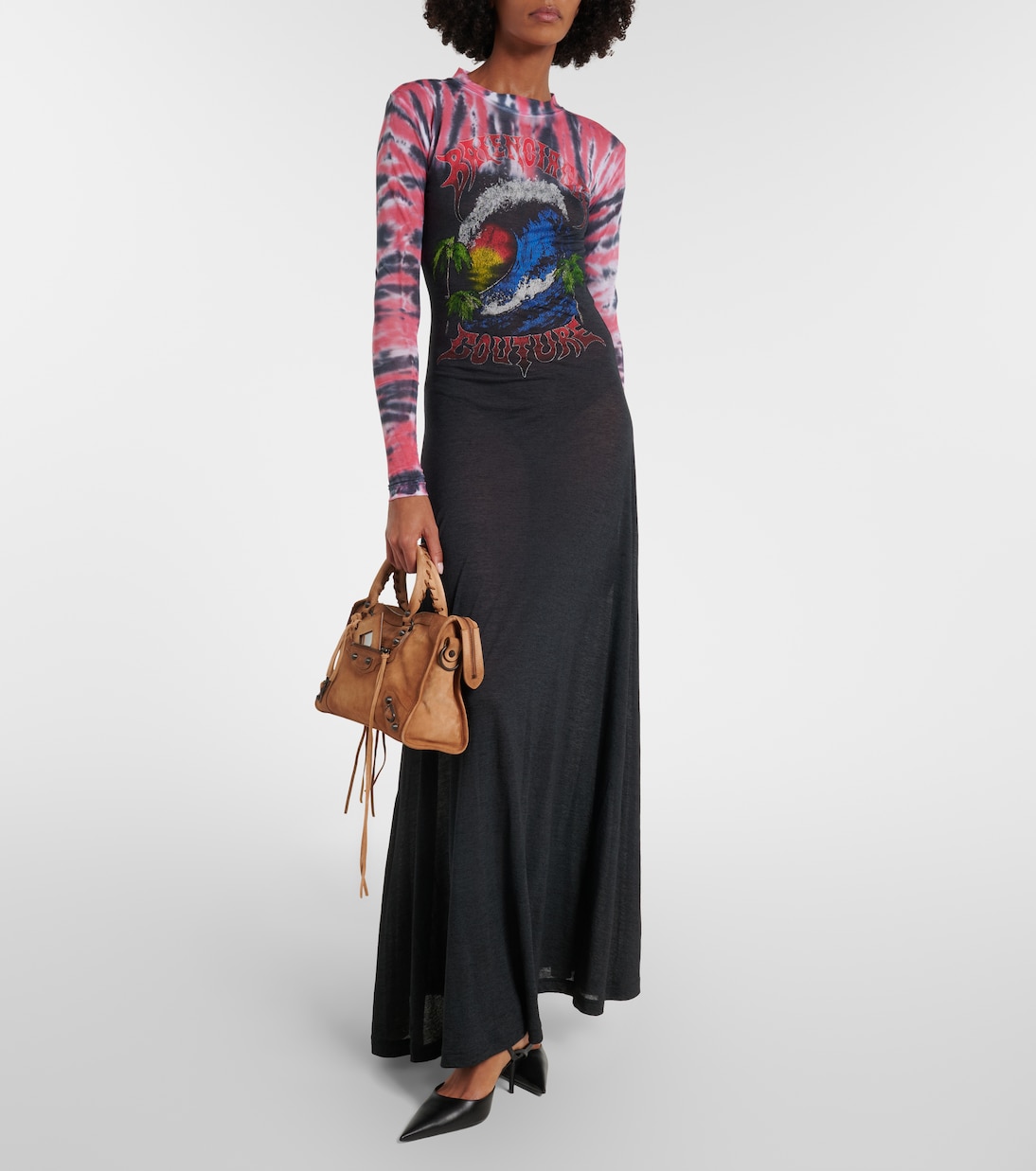 Tote Le City Small aus Veloursleder | Balenciaga