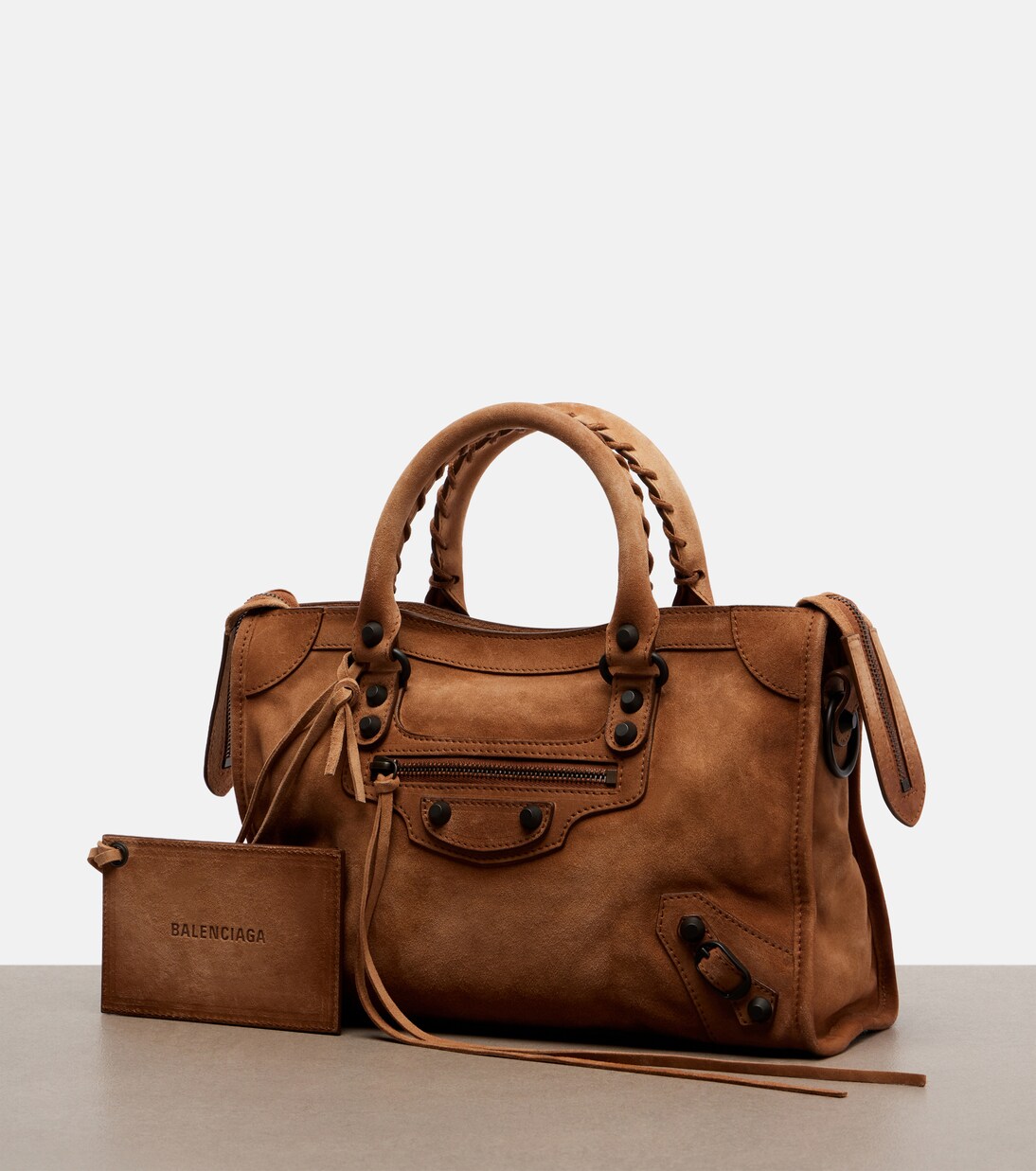 Tote Le City Small aus Veloursleder | Balenciaga