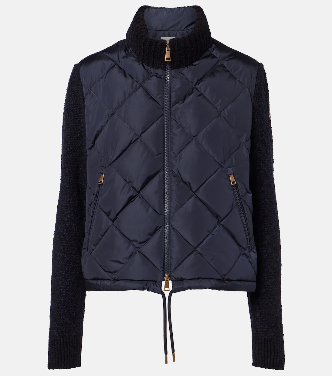 Down-paneled cotton-blend cardigan  | Moncler
