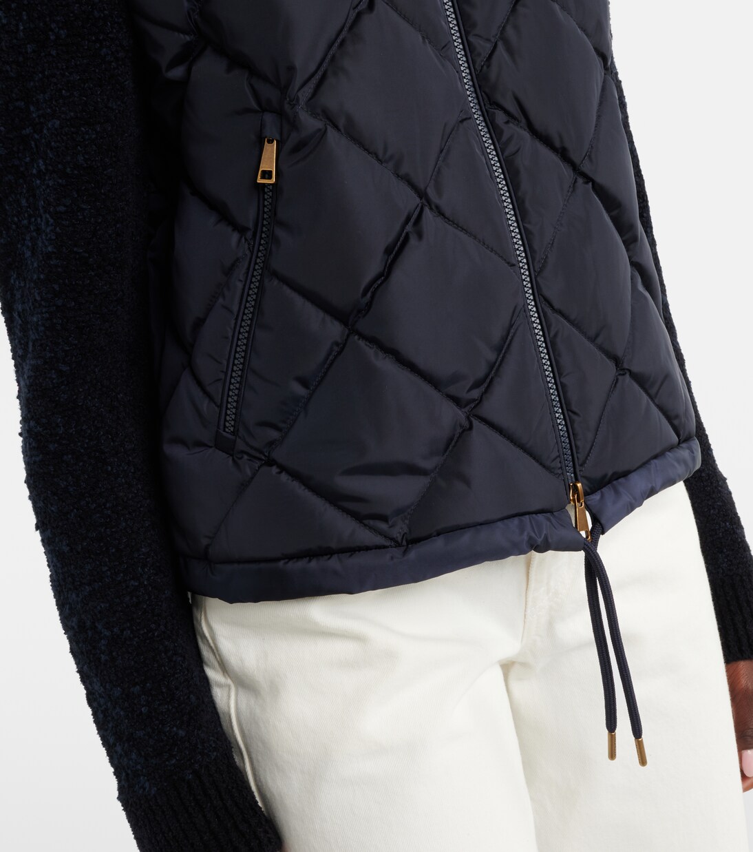 Down-paneled cotton-blend cardigan  | Moncler