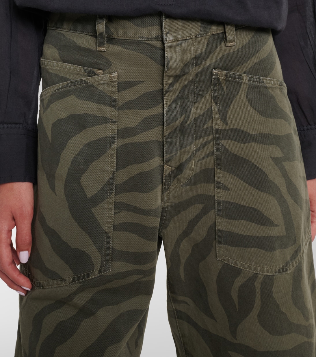 Shon cropped barrel-leg jeans | Nili Lotan