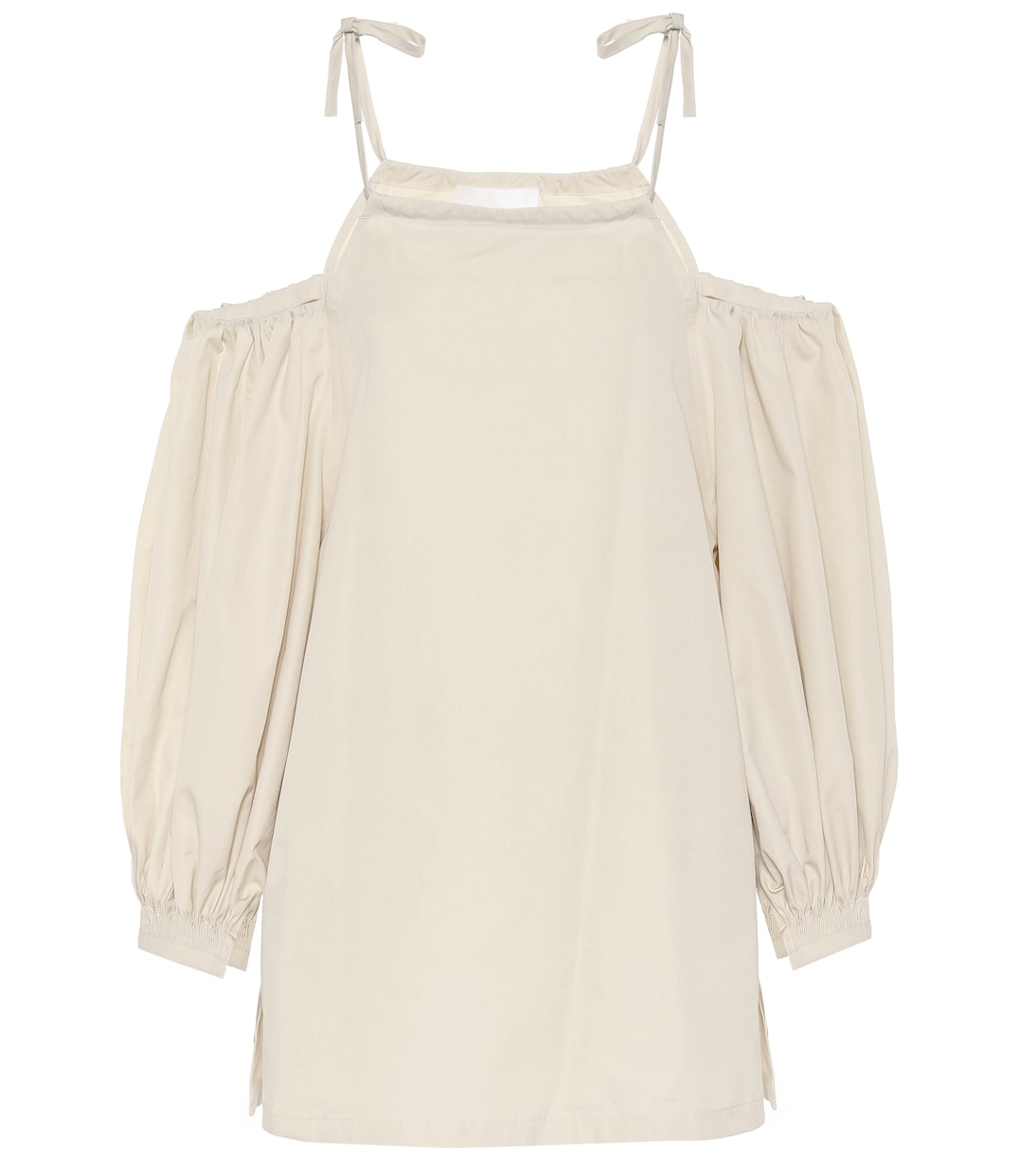 Cotton off-shoulder top | Jil Sander