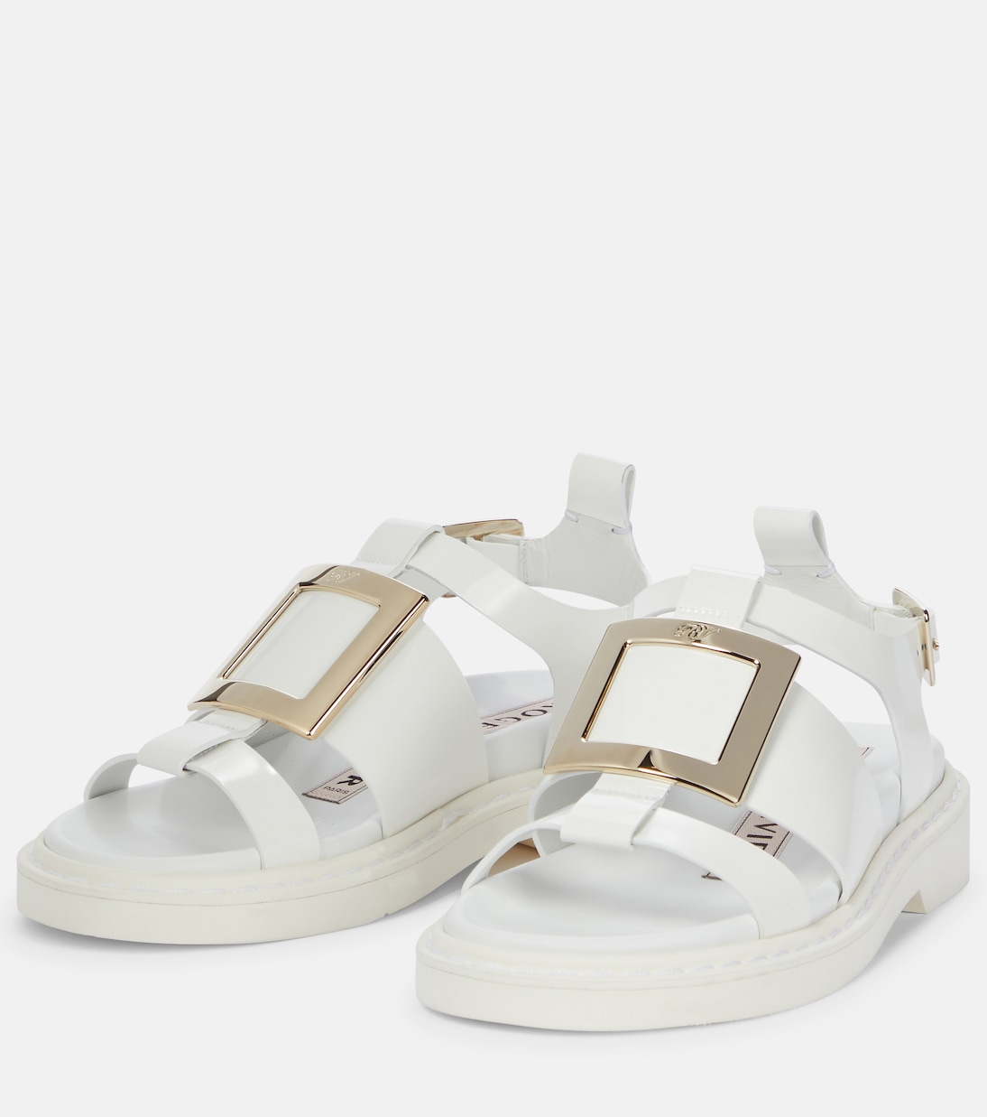 Sandalen Viv' Rangers aus Lackleder | Roger Vivier