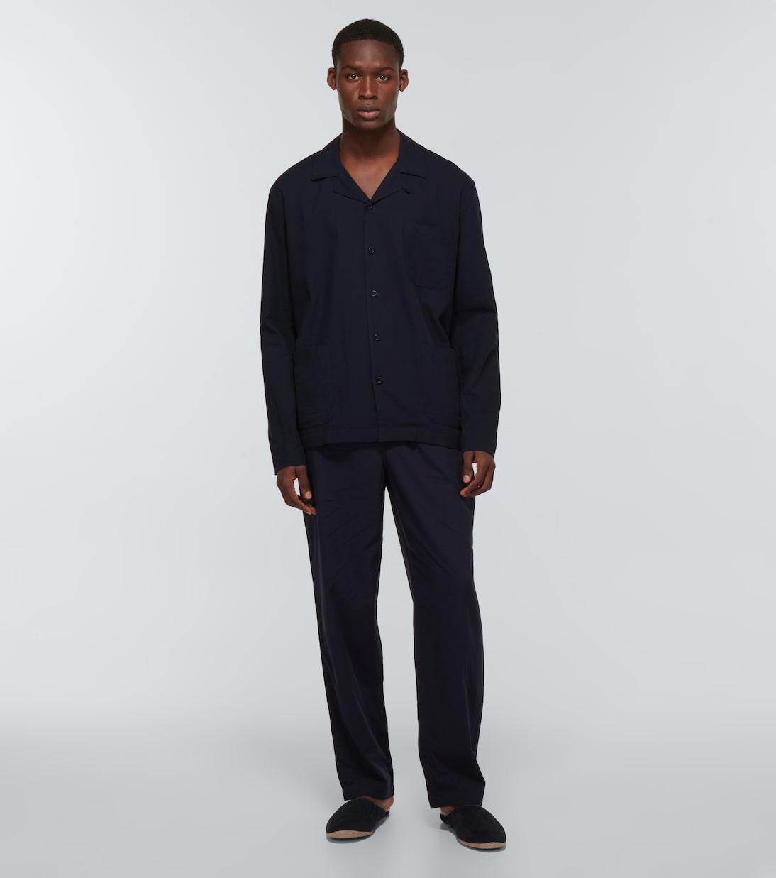 Camisa de pijama de algodón | Sunspel