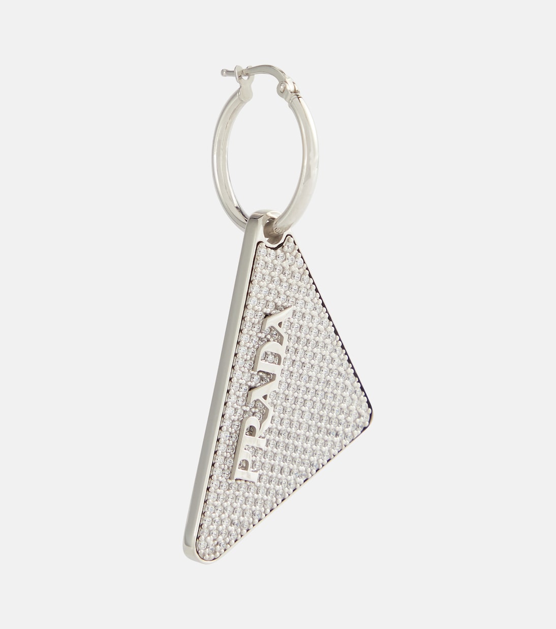 Einzelner Ohrring mit Kristallen | Prada