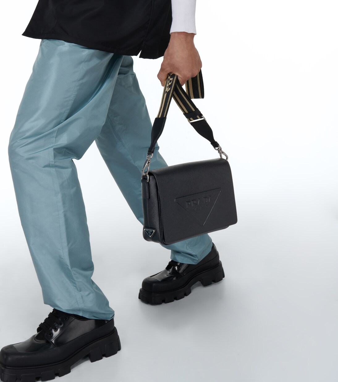 Saffiano leather shoulder bag | Prada