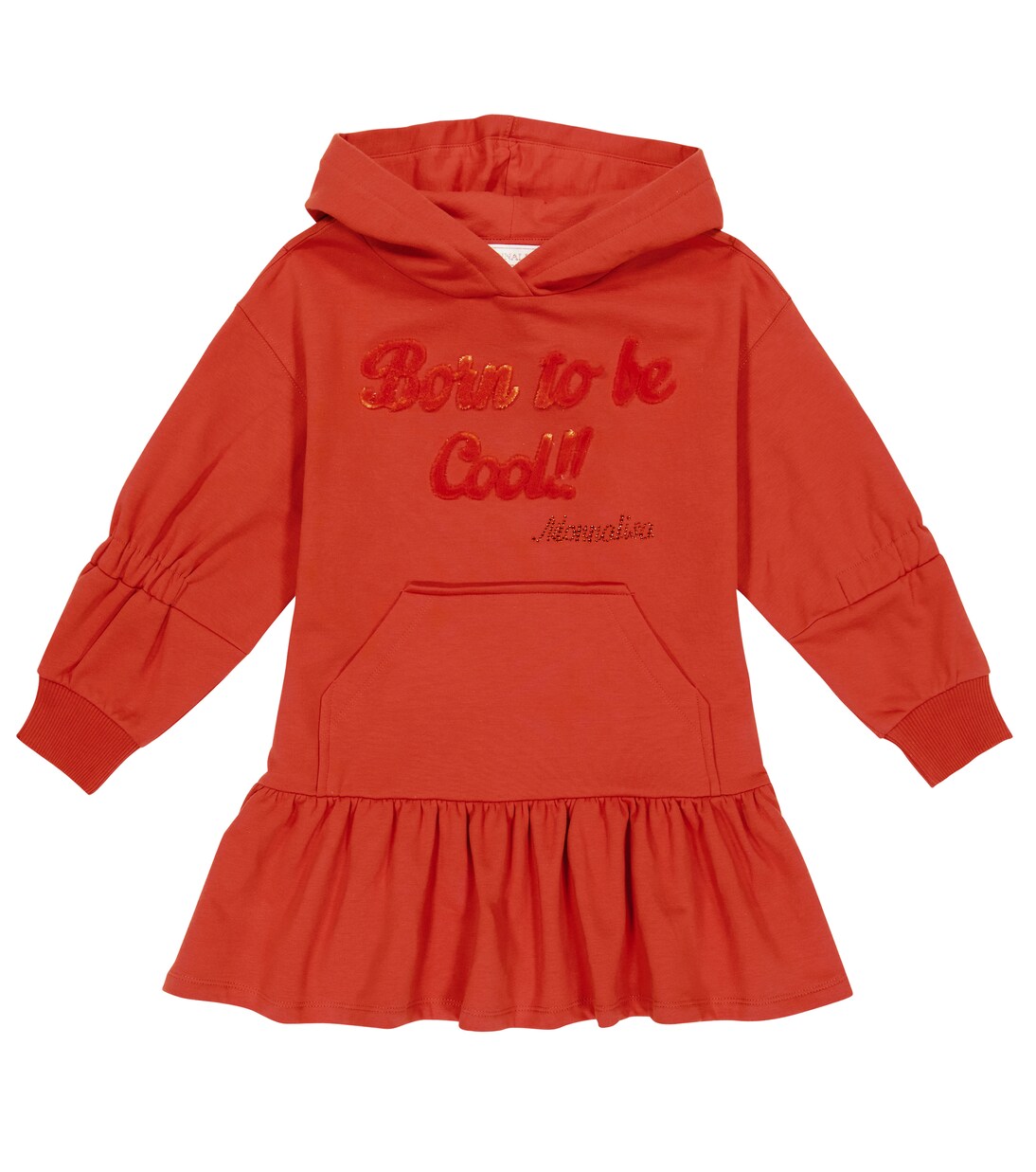 Robe à capuche en coton mélangé | Monnalisa