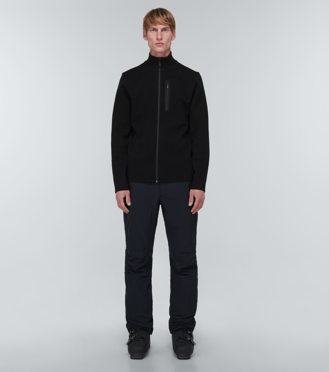 Matterhorn wool zip-up sweater | Aztech Mountain