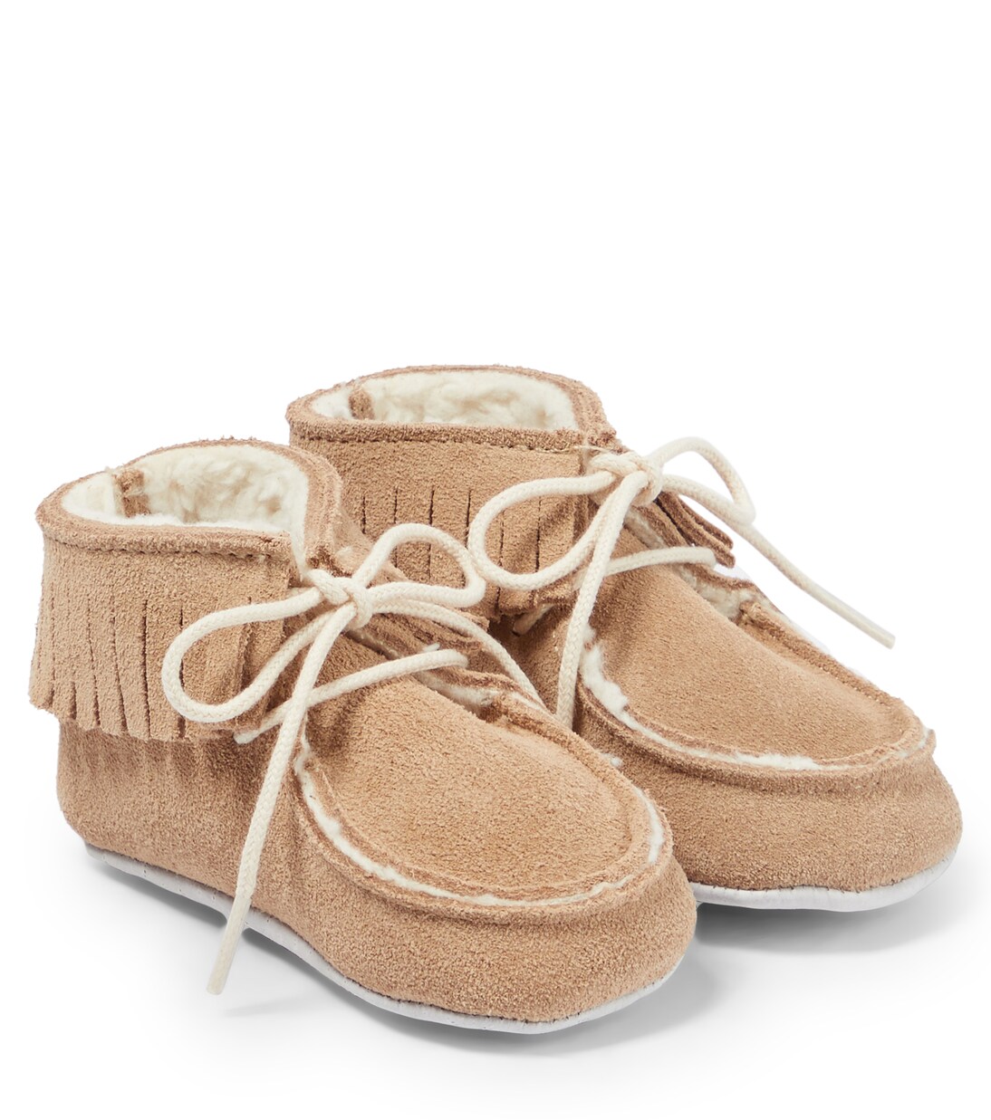 Baby fringed suede boots | Tartine et Chocolat