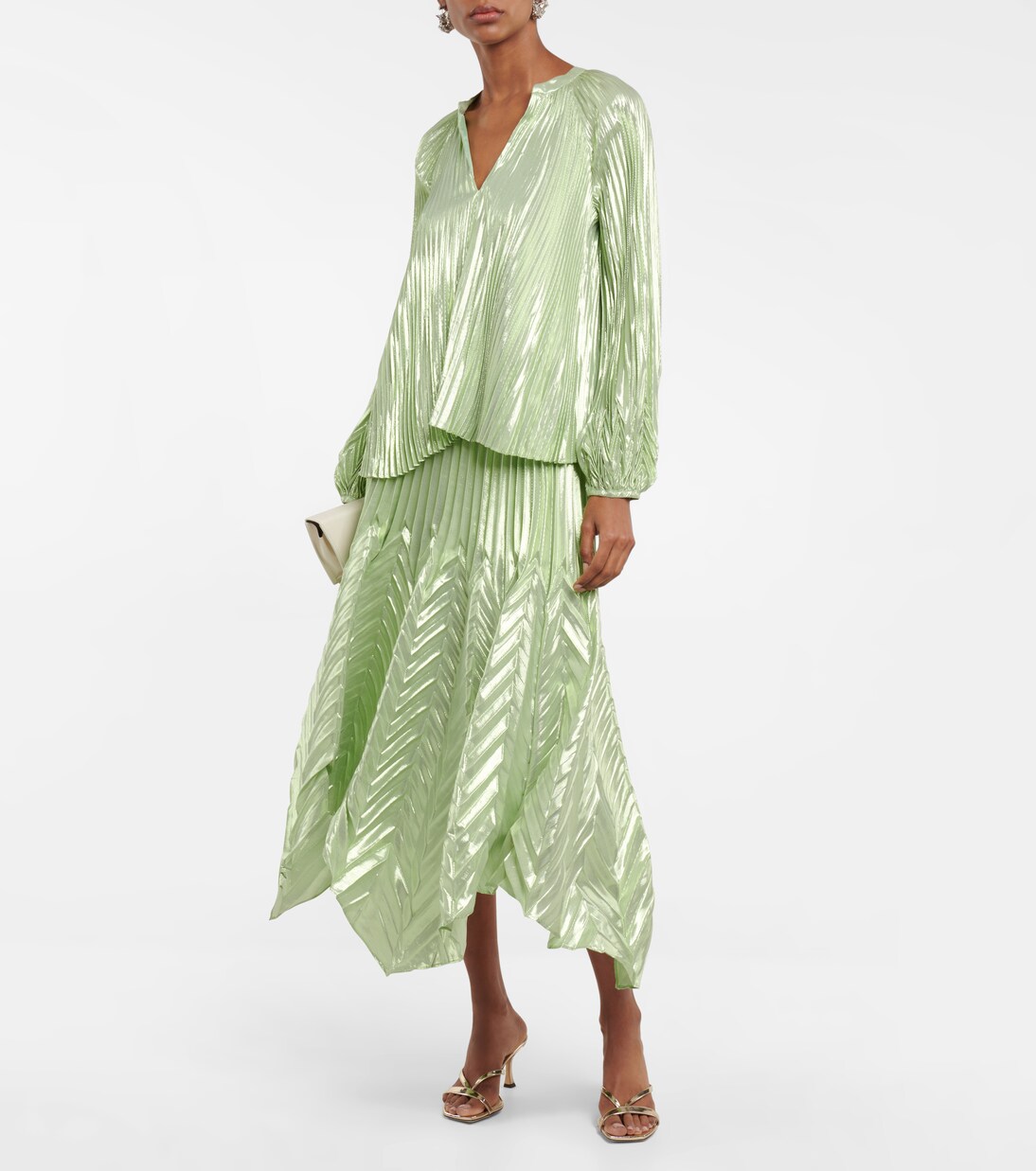 Blouse Char en soie mélangée | Simkhai