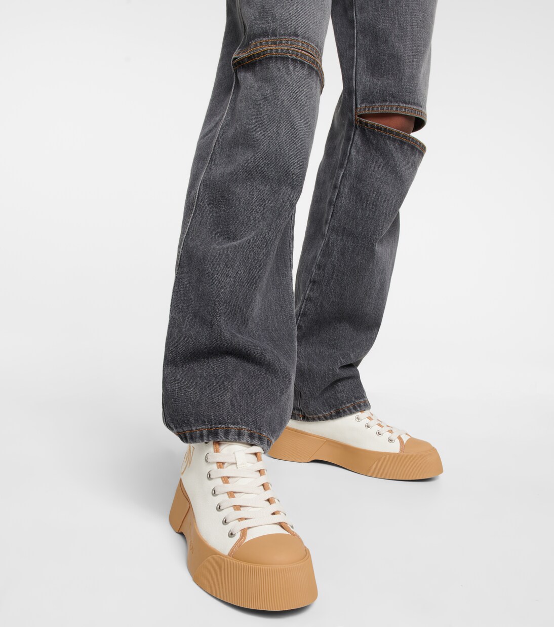 High-Top Sneakers aus Canvas | JW Anderson