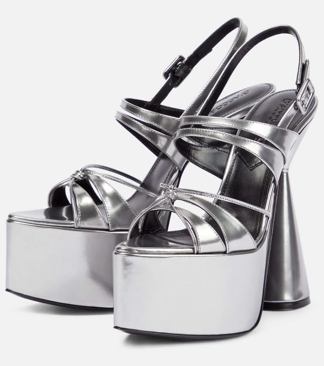 Plateausandalen Belle aus Leder | D'Accori