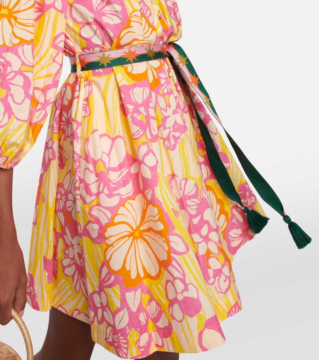 Robe en coton à fleurs | Alémais