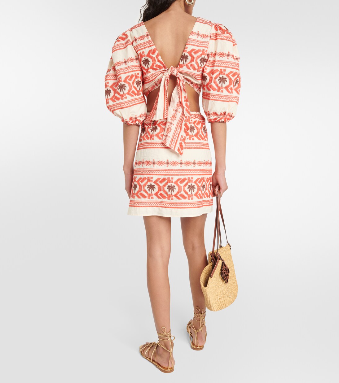 Robe imprimée en coton | Johanna Ortiz