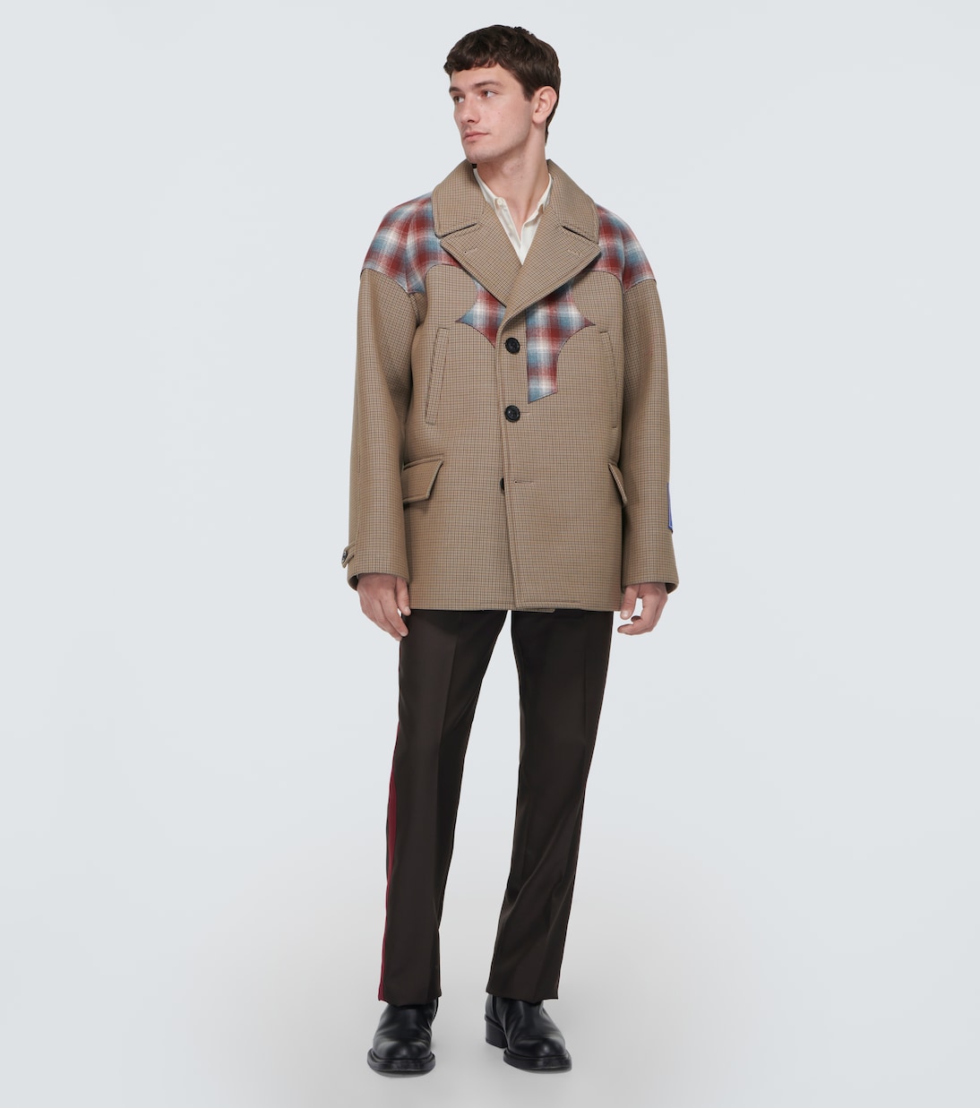 x Pendleton oversized peacoat  | Maison Margiela