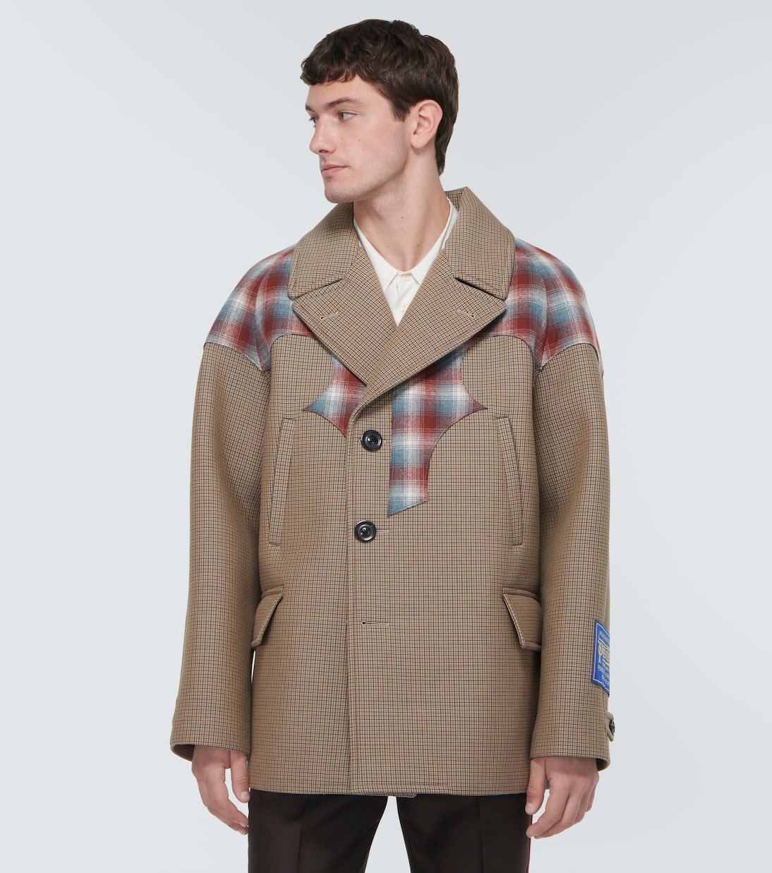 x Pendleton oversized peacoat  | Maison Margiela