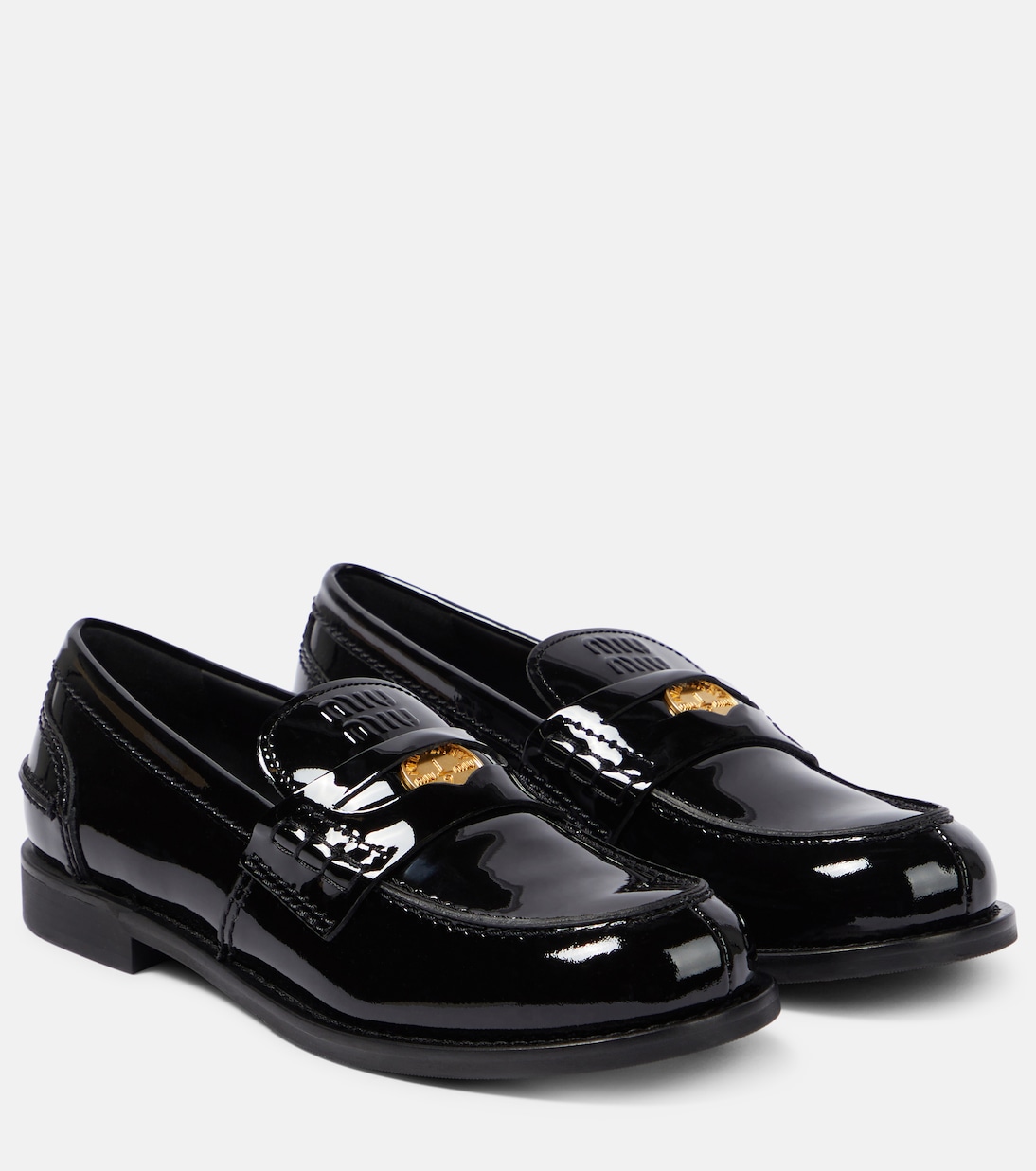 Loafers aus Lackleder | Miu Miu