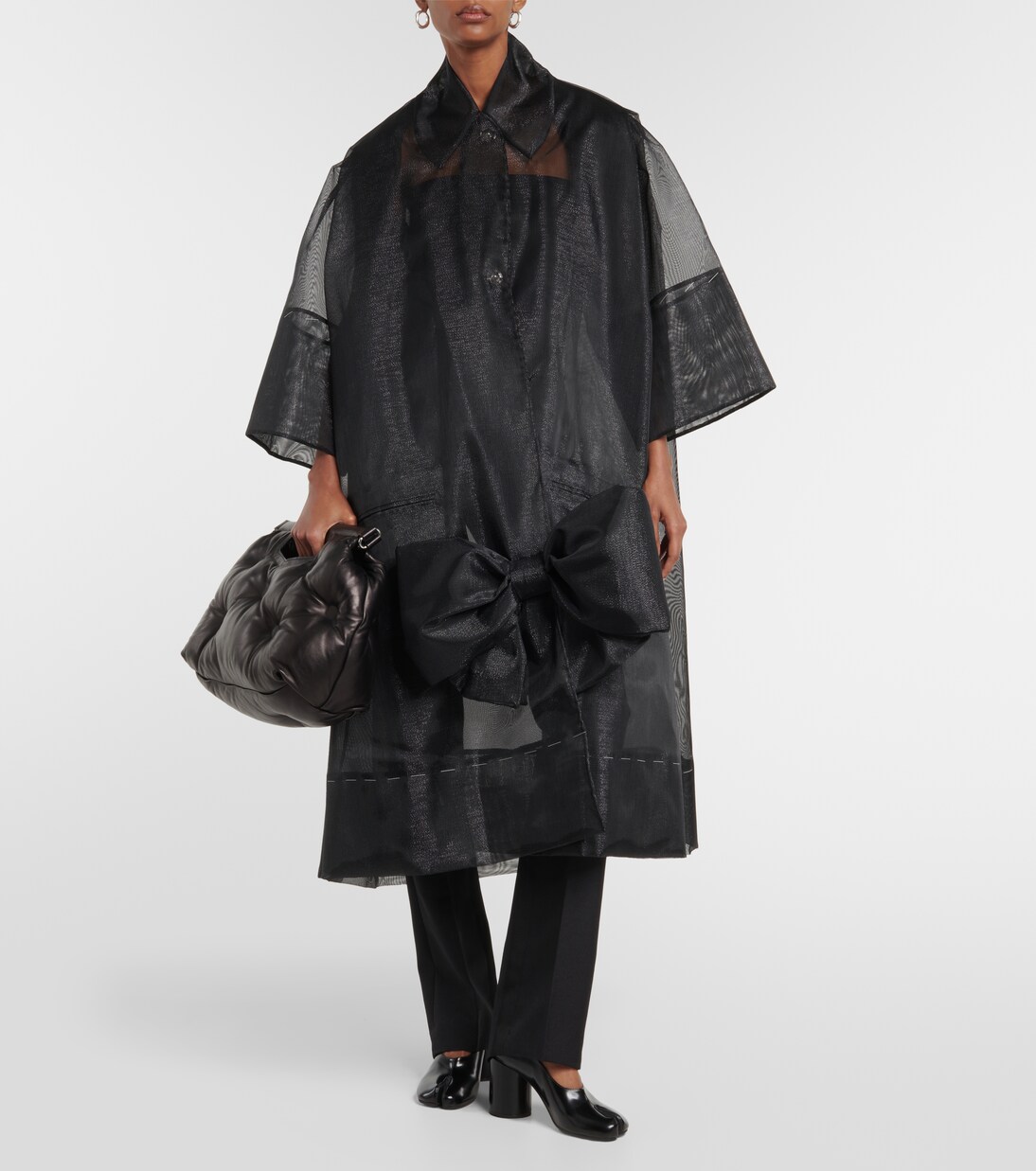 Bow-detail coat | Maison Margiela