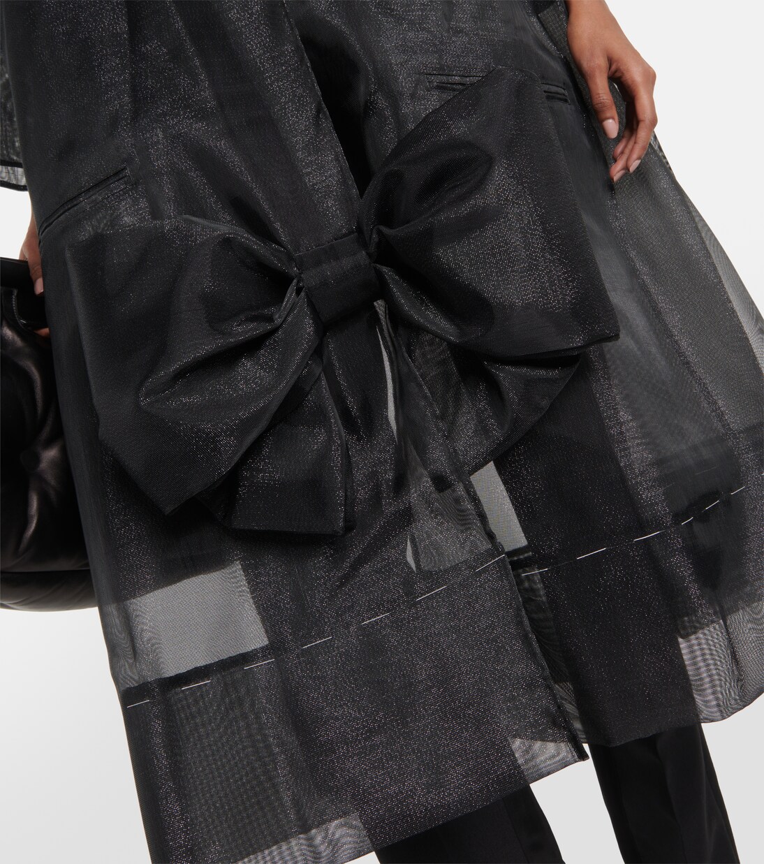 Bow-detail coat | Maison Margiela