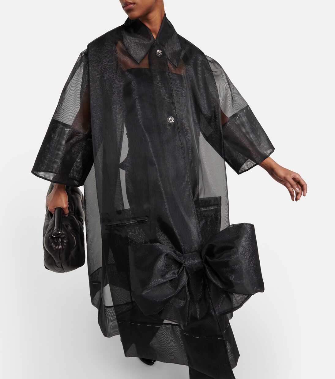 Bow-detail coat | Maison Margiela