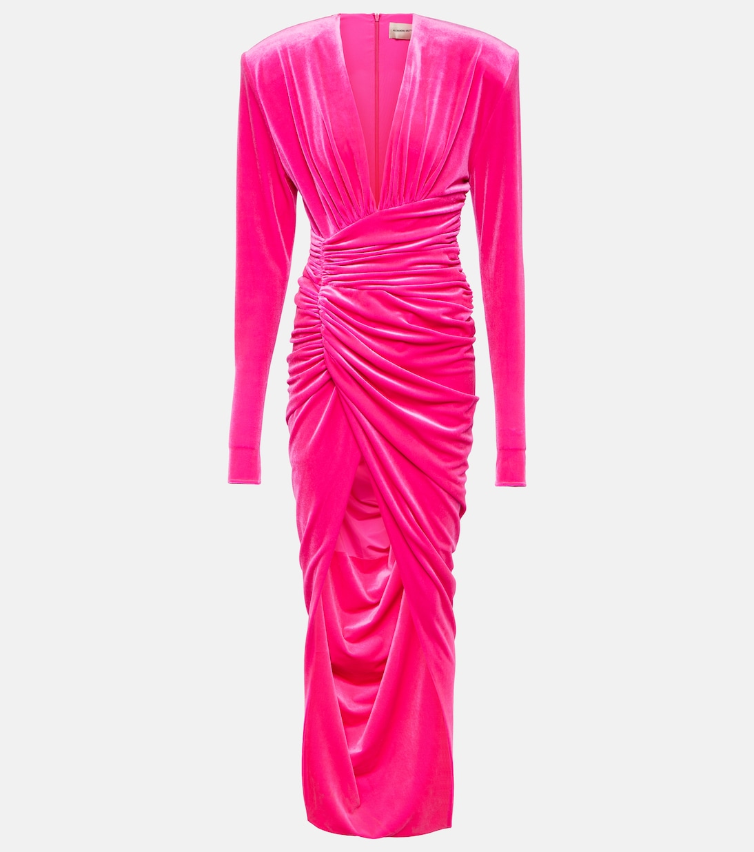 Robe midi en velours | Alexandre Vauthier
