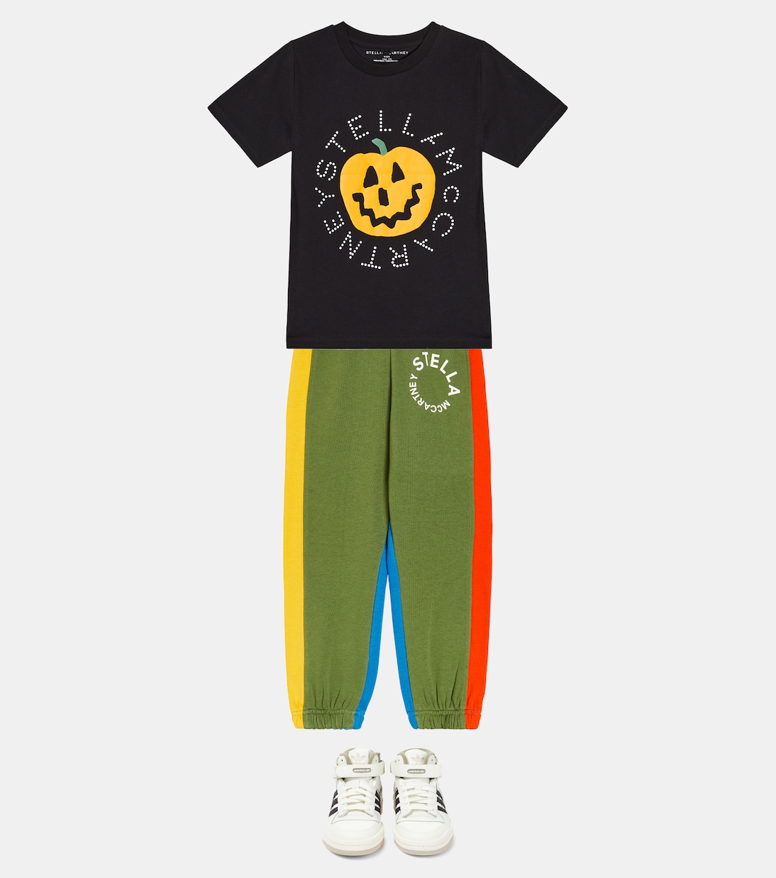 Patterned cotton-blend pants | Stella McCartney Kids