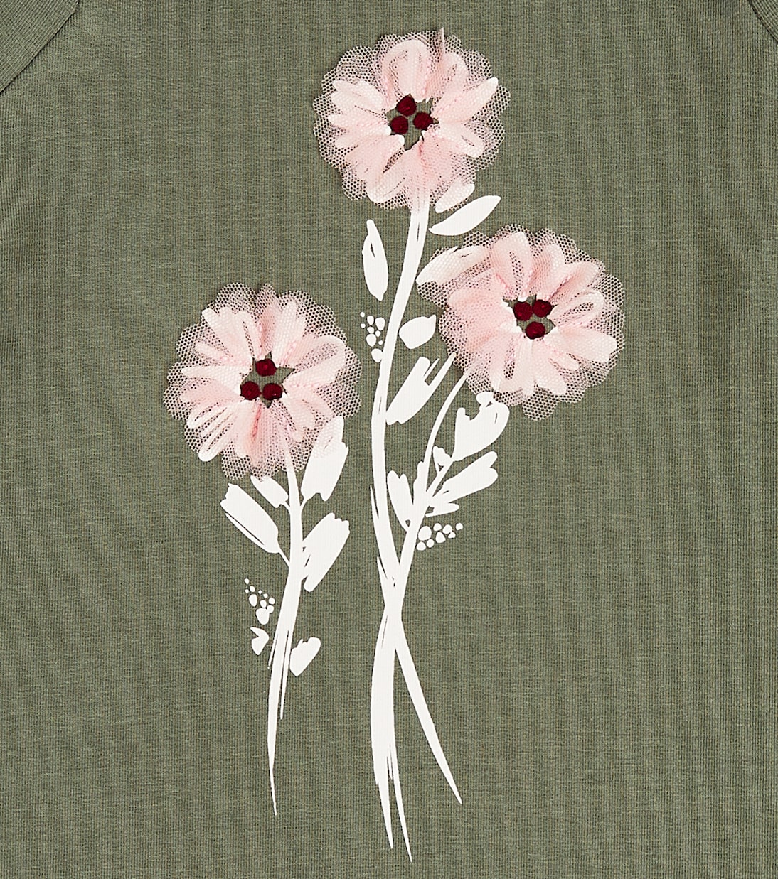 Floral cotton-blend jersey dress | Il Gufo