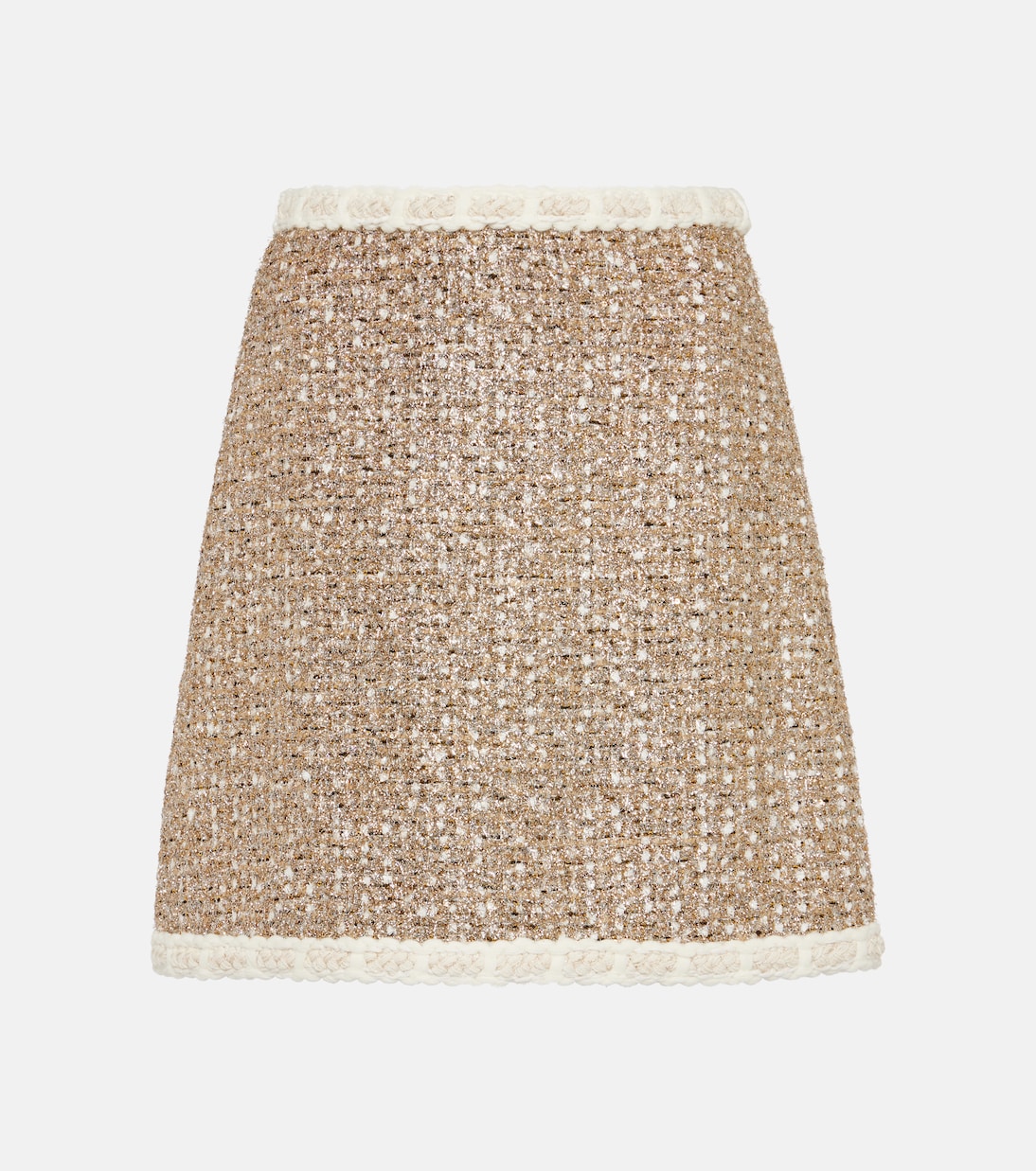 Minifalda de tweed Lurex® de tiro alto | Giambattista Valli