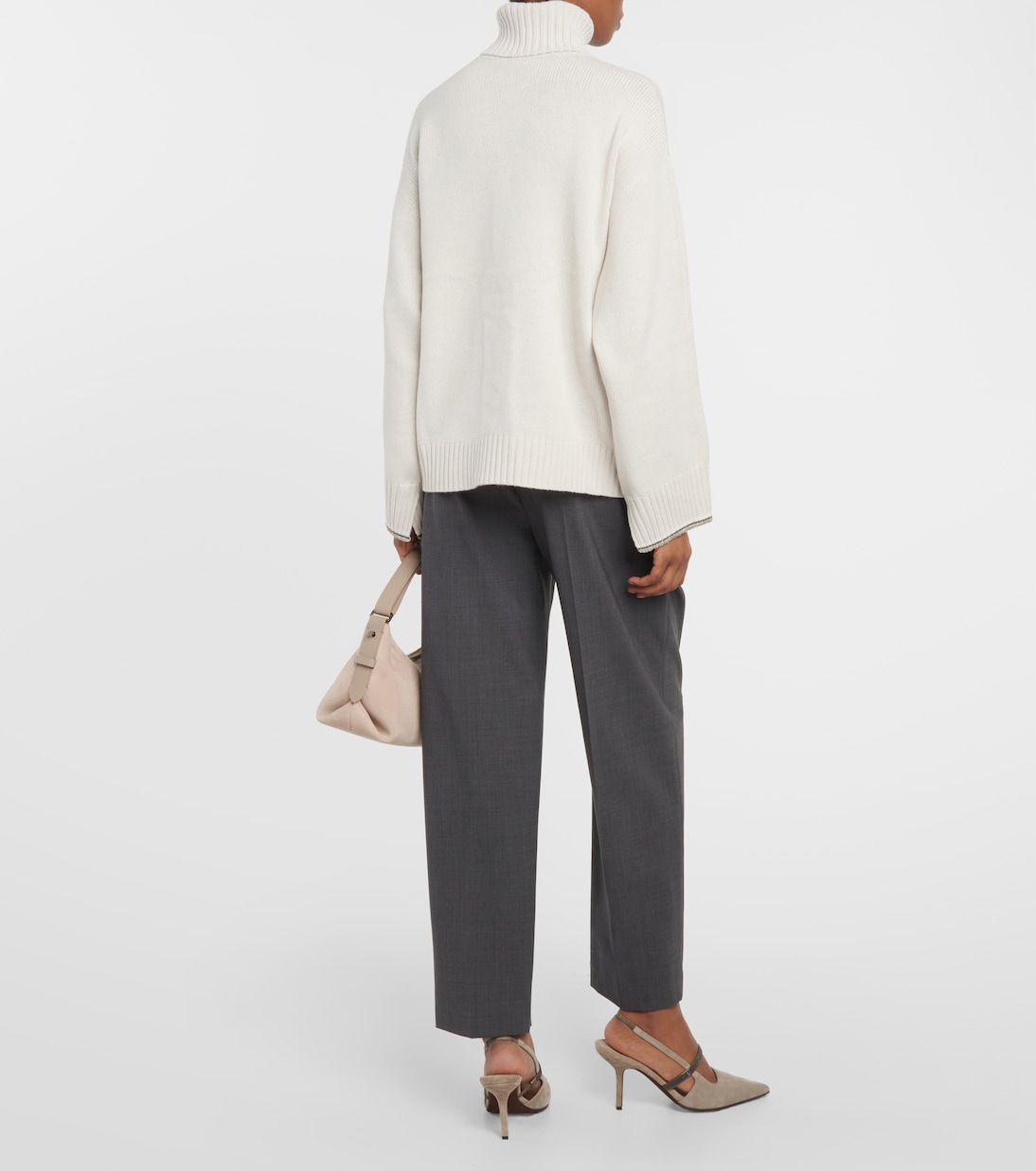 Rollkragenpullover aus Wolle, Kaschmir und Seide | Brunello Cucinelli