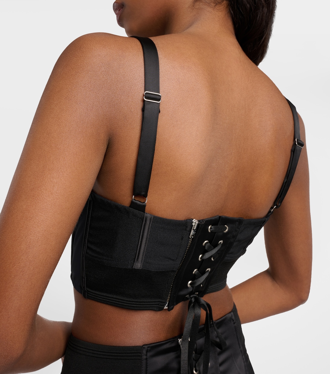 Tattoo Bralette Iconic aus Satin | Jean Paul Gaultier