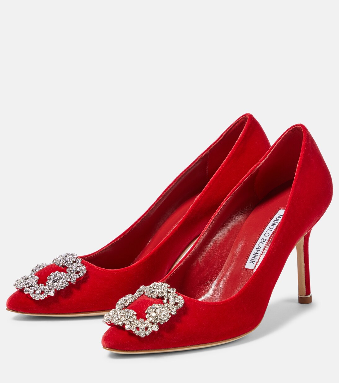 Hangisi velvet pumps | Manolo Blahnik