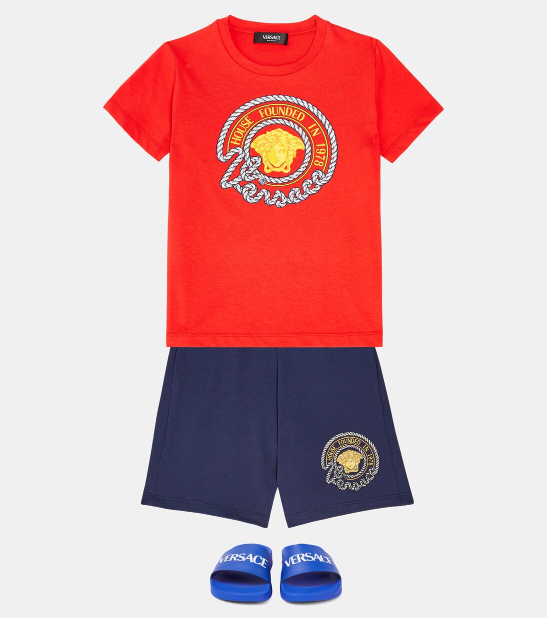 Short Medusa en coton | Versace Kids