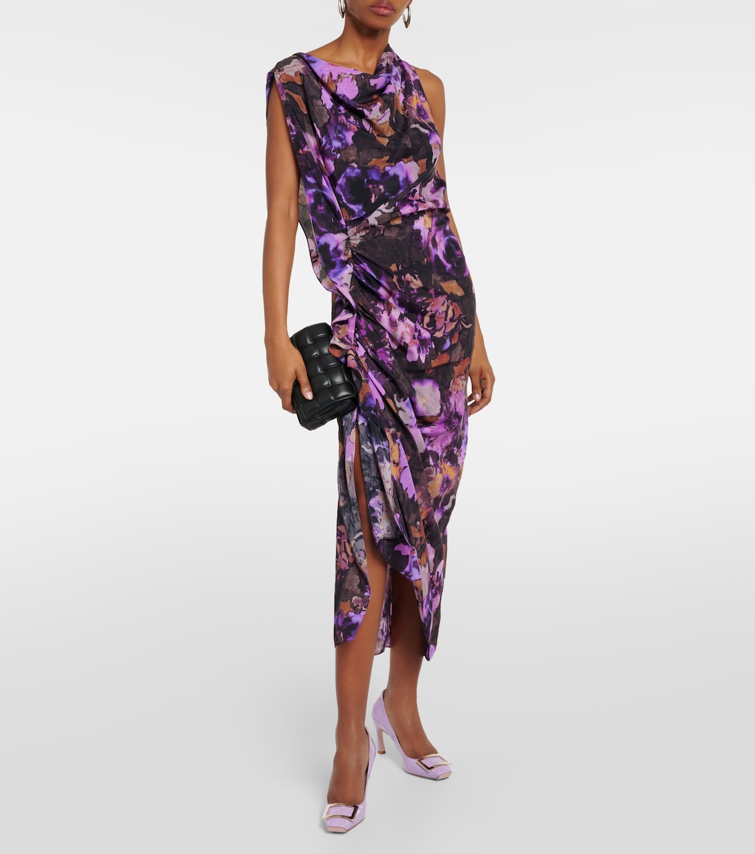 Escarpins Trompette 70 en cuir verni | Roger Vivier