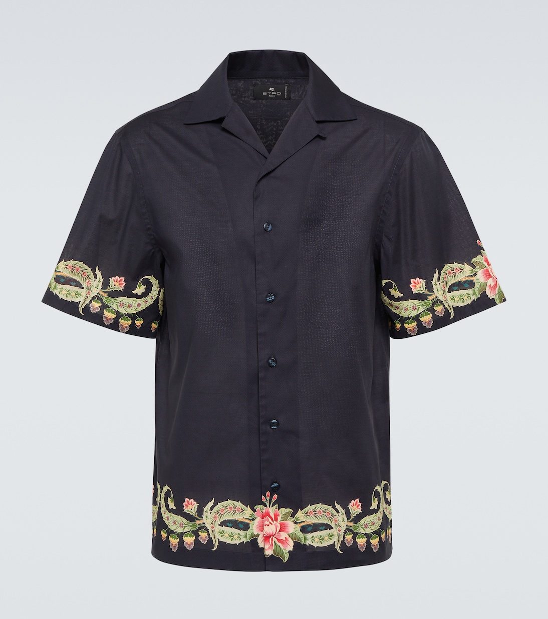 Floral cotton bowling shirt | Etro