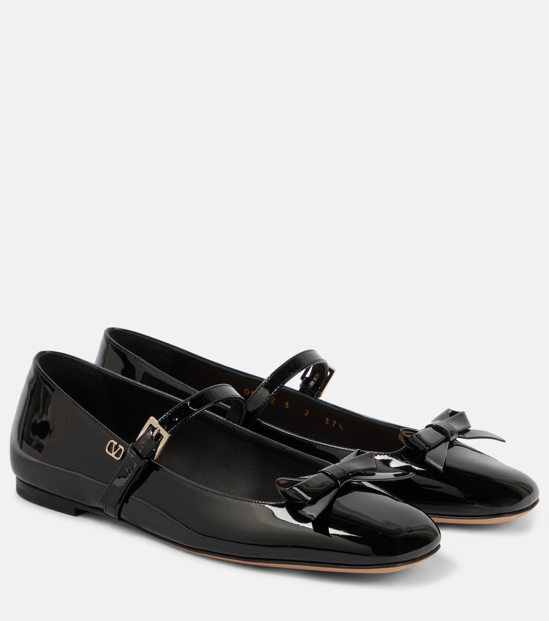 Romance Bow patent leather Mary Jane flats | Valentino Garavani